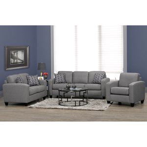 1775 Lyons Charcoal Sofa Set