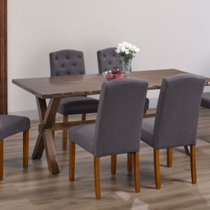 T3036/256 Dining Table Set With 6 Chairs