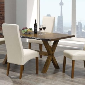 T3038/240 Dining Table Set With 4 Chairs