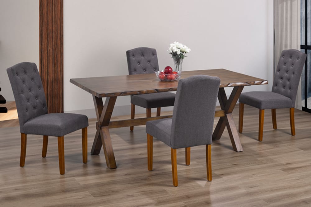 T3038/256 Dining Table Set With 4 Chairs - Image 2