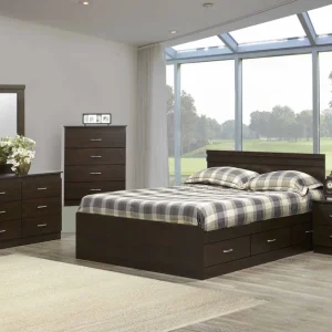 Brown 7-Piece Bedroom Set