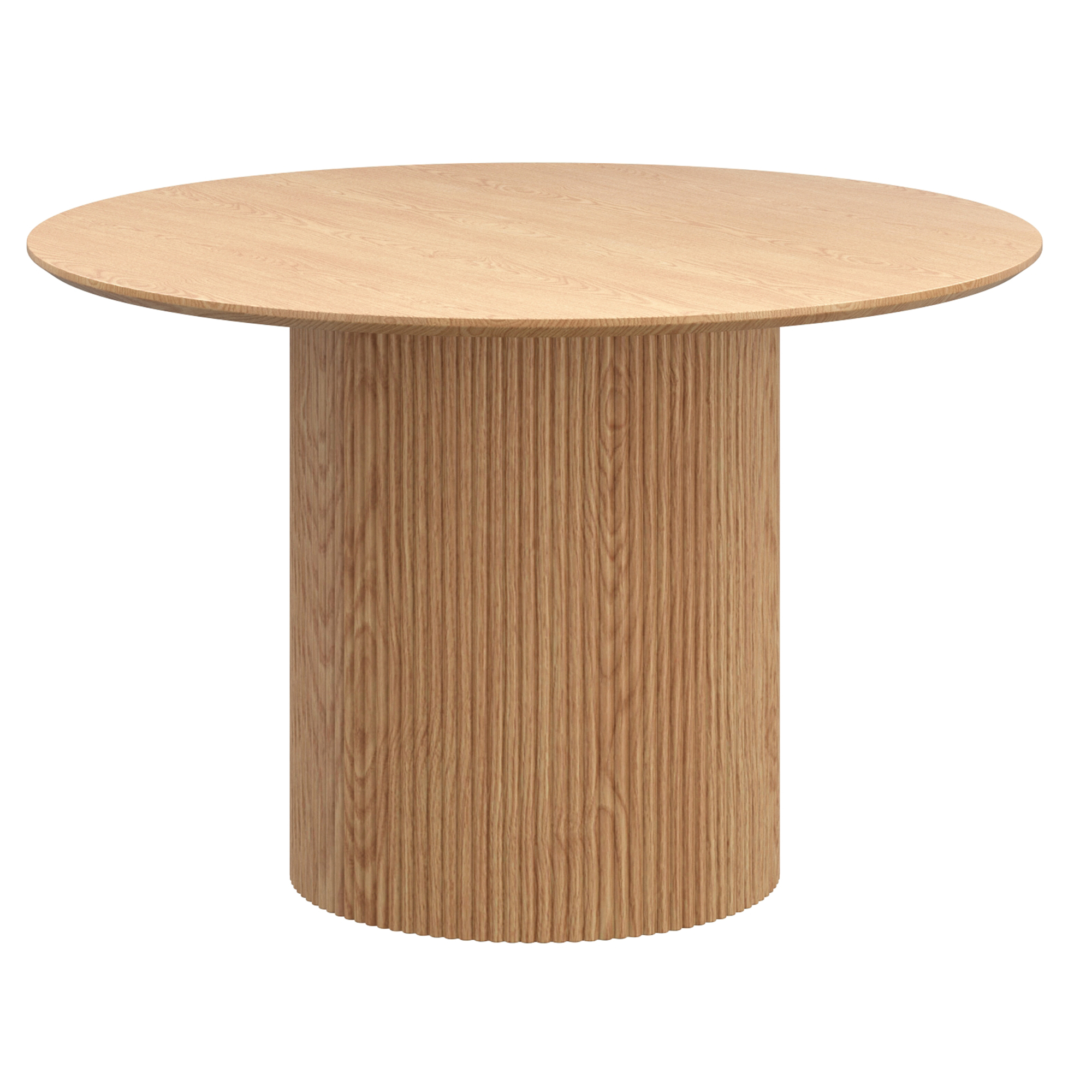 Tovas and Hudson 5pc Dining Set - Natural Table and Beige Chairs - Image 3