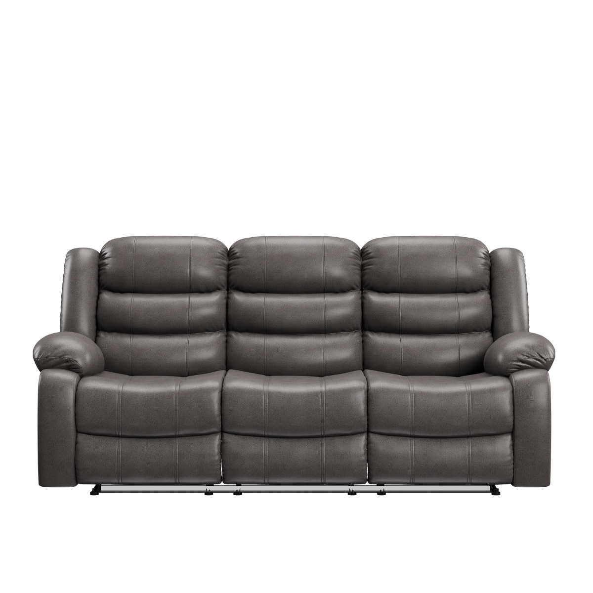 leather Recliner Sofa Set with loveseat, Built-in speaker & Lights.